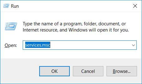 Launch Windows Services