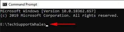 Update default path in command prompt