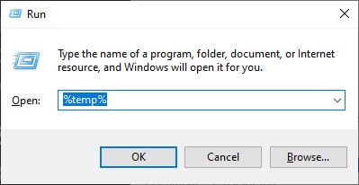 Open temporary files in Windows